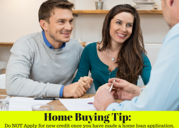 Do NOT Apply for New Credit After You Have Submitted a Home Loan Application
