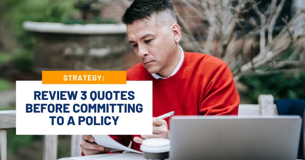 Shopping for home insurance premium