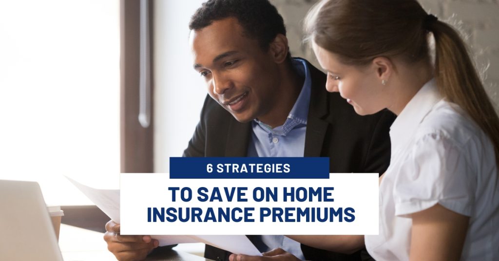 Couple reviewing home insurance premium